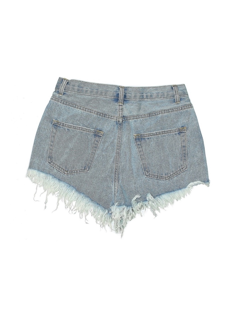 Superdown High Rise Denim Medium Wash High Waist Shorts Women’s 28 - Picture 2 of 5